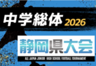 2026年度 静岡市中学総体サッカー大会（静岡）例年6月･7月開催   組み合わせ・日程募集！