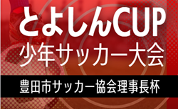 2026年度  豊田市理事長杯 兼 とよしんCUP少年サッカー大会 豊田地区予選（愛知）組み合わせ掲載！予選リーグ6/14まで、決勝トーナメント6/20開催   予選日程募集
