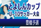 2026年度 第14回豊橋信用金庫杯 とよしんカップU-10 サッカー大会（愛知）例年9月開催  地区予選情報・組み合わせ・日程募集！