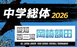 2026年度  愛知中学総体 第79回岡崎市長杯 兼 岡崎幸田支所予選会  例年6月･7月開催　組み合わせ・日程募集！