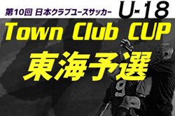 2026年度 第10回日本クラブユースサッカー（U-18）TownClubCUP 東海地区予選  例年7月or8月開催  組み合わせ・日程募集！