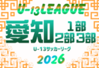 2026年度 愛知県U-13サッカーリーグ4部・5部 要項掲載!監督会議7/5、9月~2027/2月開催 組み合わせ募集!