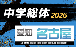 2026年度 第63回名古屋市中学総体 サッカーの部(愛知)要項掲載!監督会議 5/13、5/30~6/28 組み合わせ募集!