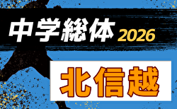 2026年度 第47回北信越中学総体サッカー競技(富山県開催) 福井・富山代表掲載!8/4~6開催!組合せ募集