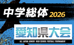 2026年度 第80回 愛知県中学総体 サッカーの部 愛知県大会 要項掲載!組み合わせ会議は7/24、7/26~7/30開催 支部・地区予選情報も募集中!