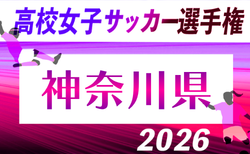 2026年度 全日本高校女子サッカー選手権 神奈川県予選 6/14開幕!トーナメント組合せ掲載