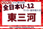 2026年度 第50回 JFA全日本U-12サッカー選手権 愛知 西尾張予選 10/10〜18開催!要項・組合せ情報募集!