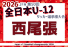 2026年度 第50回 JFA全日本U-12サッカー選手権 愛知 知多予選　例年9〜10月開催！要項・日程募集！