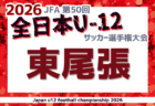 2026年度 第50回 JFA全日本U-12サッカー選手権 愛知 東三河予選 例年9〜10月開催!要項・日程情報募集!