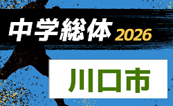 2026年度 川口市学校総合体育大会サッカーの部（埼玉） 6/16～開催！組み合わせ情報募集