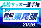 2026年度 第105回 全国高校サッカー選手権 愛知  西尾張予選   例年9月開催　組み合わせ・日程募集！
