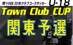 第10回Town Club CUP(タウンクラブカップ)2026 関東予選 グループステージ組合せ、大会要項情報掲載!8/29~11/23開催!