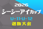 2026年度 東海ユース（U-11・U-12）8人制サッカー 三重県地区選抜大会　9/12,13開催！組み合わせ情報募集！