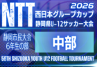 2026年度 松永杯 兼 NTT西日本グループカップ 第59回静岡県U-12サッカー大会 中西部 例年11月・12月開催 焼津・島田・藤枝・榛原地区予選情報&日程・組み合わせ募集!