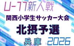 2026年度 第33回関西小学生サッカー大会 北摂予選(兵庫) 例年12月開催!伊丹代表決定!日程・組合せ募集