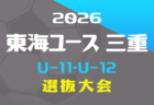 2026年度 シーシーアイカップ 第22回 岐阜ユース U-11･U-12選抜大会　10/25開催！要項･組み合わせ掲載！