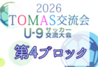 2026年度 第10回TOMAS東京都U-9サッカー交流大会 第6ブロック 例年10月開催!日程・組合せ募集