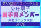 【岩手県少年女子】参加選手掲載!2026年度第53回東北総合スポーツ大会サッカー競技 兼 国民スポーツ大会東北ブロック大会 (8/7,8,9)