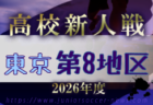 2026年度 高校新人選手権（東京）第7地区 例年11月開催！日程・組合せ募集