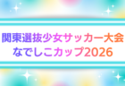 2026年度 関東選抜少女サッカー大会 なでしこカップ2026 （山梨）8/29,30開催！組み合わせ情報募集