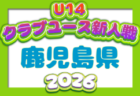 2026年度 第35回九州クラブユース(U-14)サッカー大会 宮崎県大会 例年11月開催!日程・組合せ募集