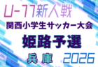 2026年度 第33回関西小学生サッカー大会 北播磨予選（兵庫） 例年12月開催！日程・組合せ募集