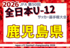 2026年度 第105回全国高校サッカー選手権 鹿児島県大会　組合せ掲載！ 10/26～11/8開催！