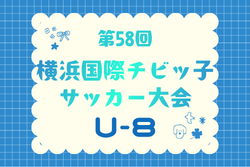 2026年度 横浜国際チビッ子サッカー大会 U-8 (神奈川県)　9/19～9/23結果速報！