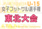 2026年度 JFA第17回全日本 U-15女子フットサル選手権大会 北海道代表決定戦 例年11月開催!日程・組合せ募集