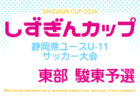 2026年度 しずぎんカップ第42回静岡県ユースU-11サッカー大会 静岡県大会 2/27,28開催予定 支部・地区予選情報&組み合わせ募集