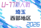 2026年度 第21回埼玉県4種新人戦 U-11 北足立南部 11/22～開催！組み合わせ情報募集